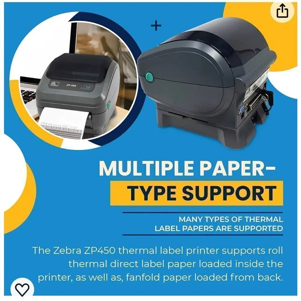 Zebra ZP 450 CTP Thermal Label Printer - Picture 3 of 15